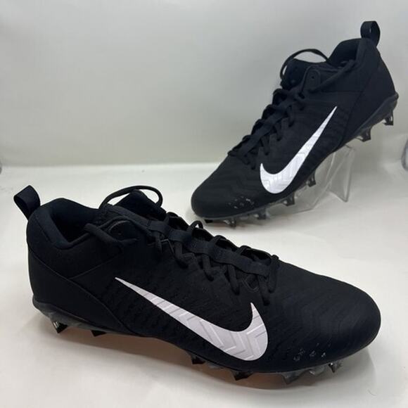 Nike Alpha Menace Pro 2 Low Football Cleats Black CV6477-001 Men's size 16 - Picture 1 of 5